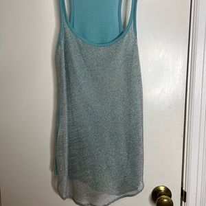 Armani exchange mesh tank top
